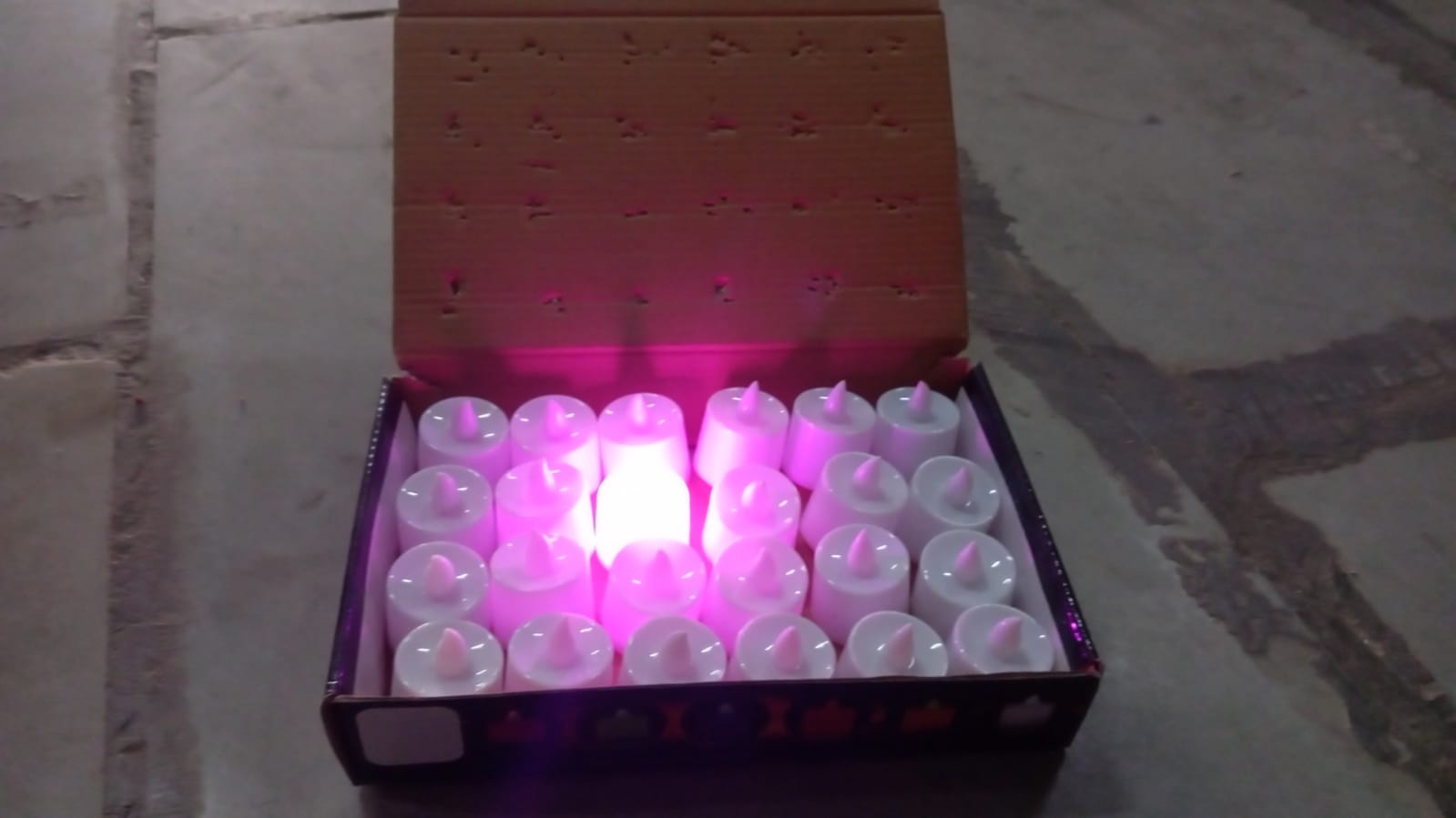 6632 Pink Flameless LED Tealights, Smokeless Plastic Decorative Candles - Led Tea Light Candle For Home Decoration (Pack Of 24) DeoDap 6632 Pink Flameless LED Tealights, Smokeless Plastic Decorative Candles - Led Tea Light Candle For Home Decoration (Pack Of 24) DeoDap